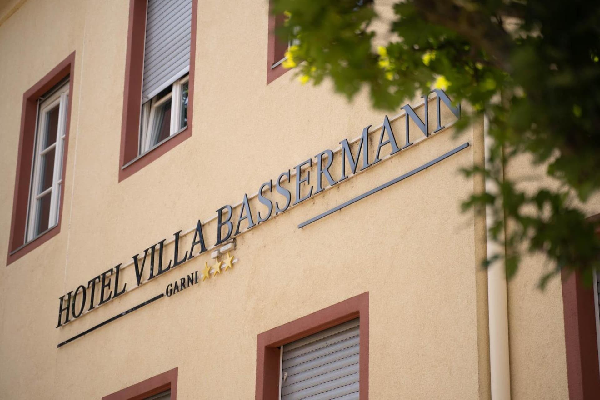 Hotel Villa-Bassermann, stilvoll, 2 Min zum Schloss, schnelles WLAN & Parkplatz