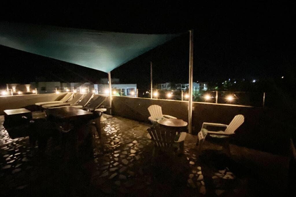 1BR Condo Steps from Sargasso-Free Beach in Puerto Morelos