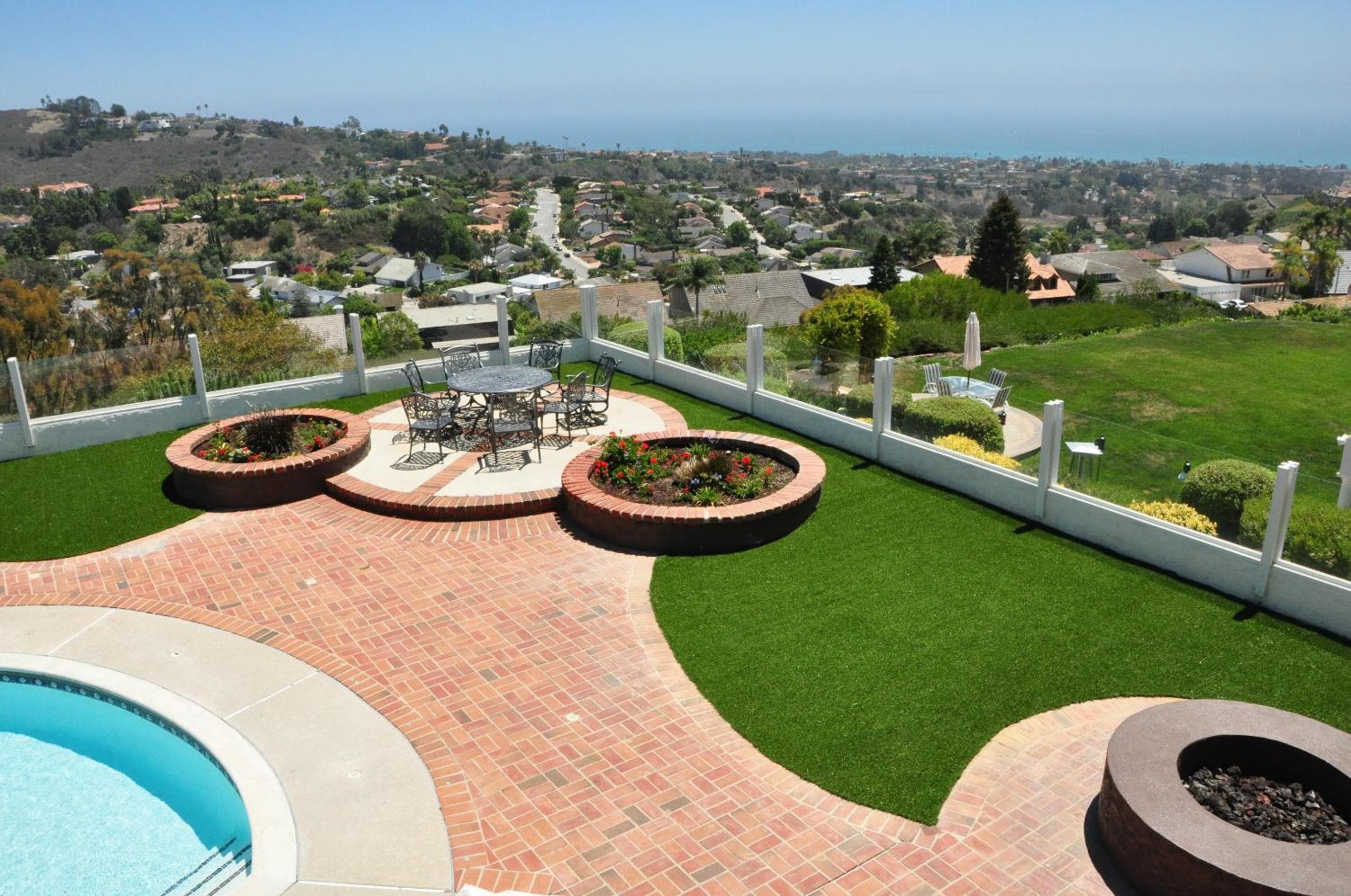 Ocean View Villa with Pool Spa Firepit Ocean close