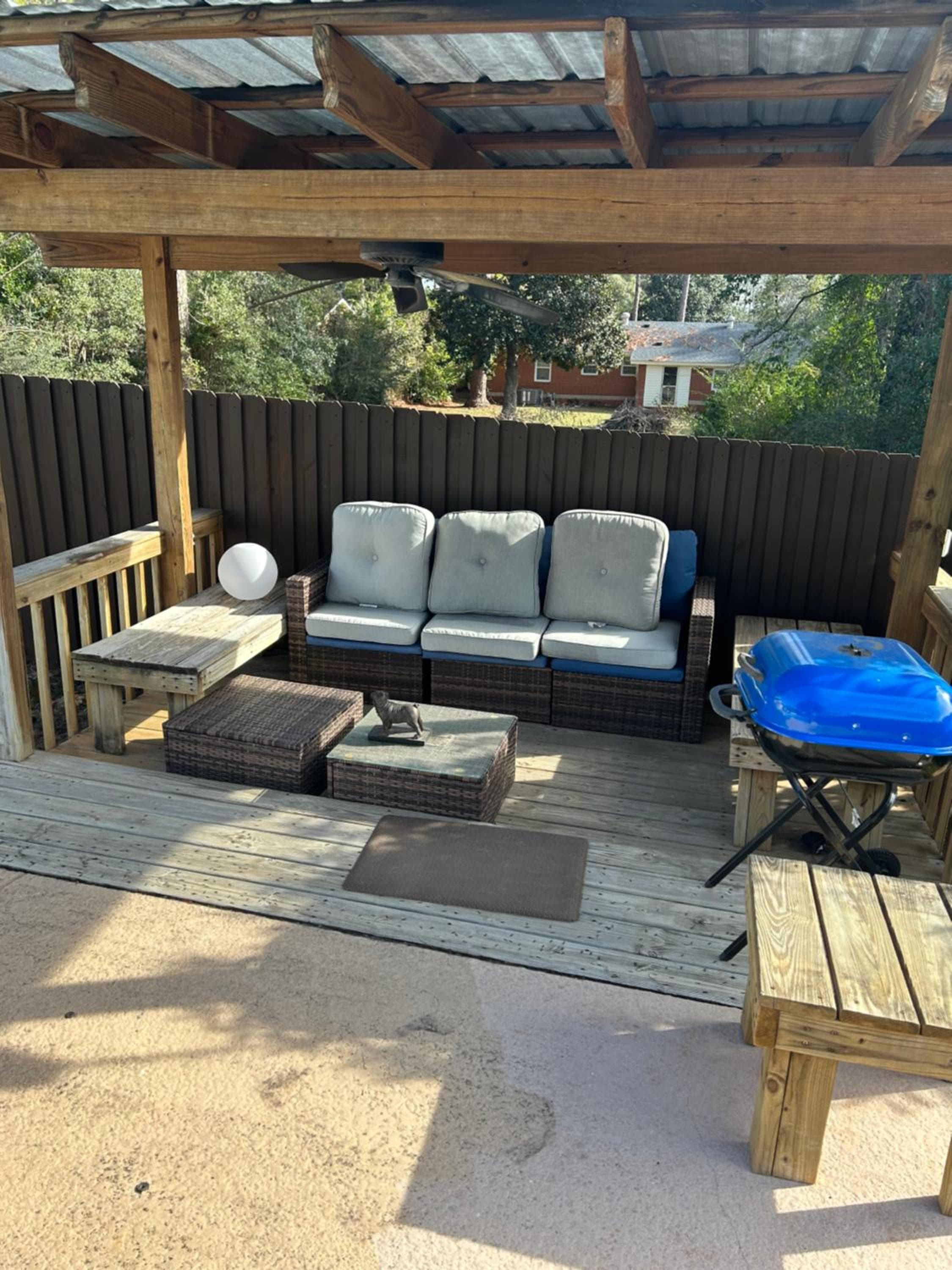 quiet and private oasis