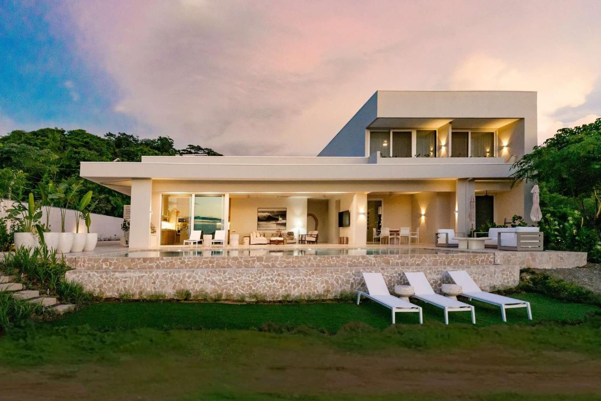 Secluded Luxury Mansion with Sleek, Modern Design, High-End Amenities, and Spectacular Views