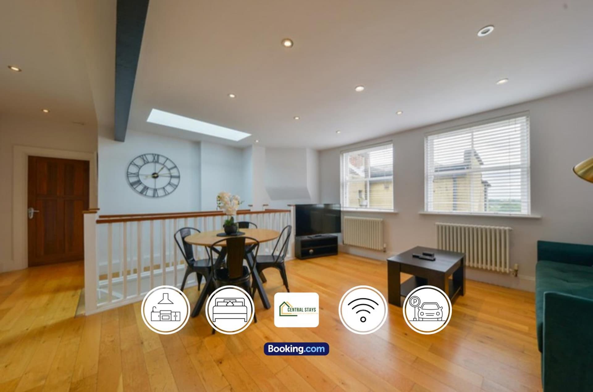 Beautiful 2 Bed Apartment St Albans City Centre By Central Stays Short Lets & Serviced Accommodation With Free Parking