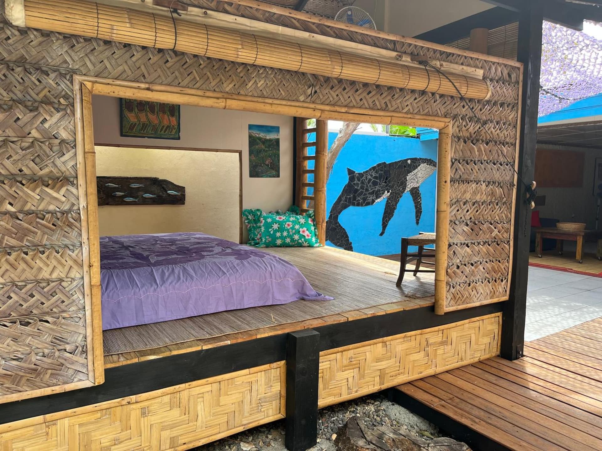 Fare BAMBOO avec PALAPA et piscine partagée
