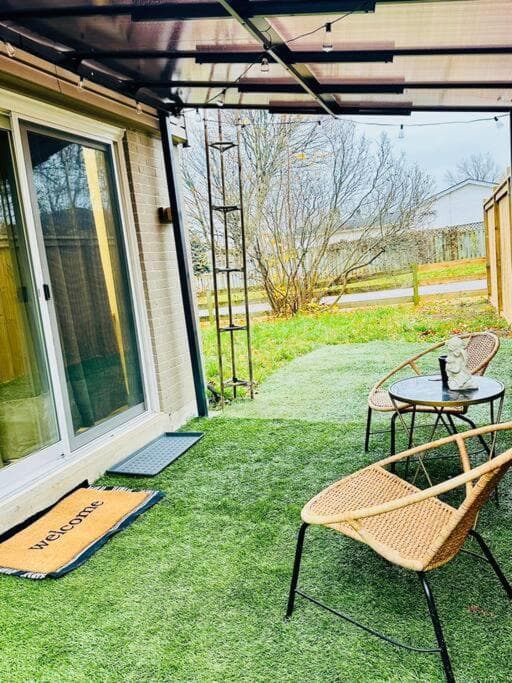 Cozy private backyard garden studio